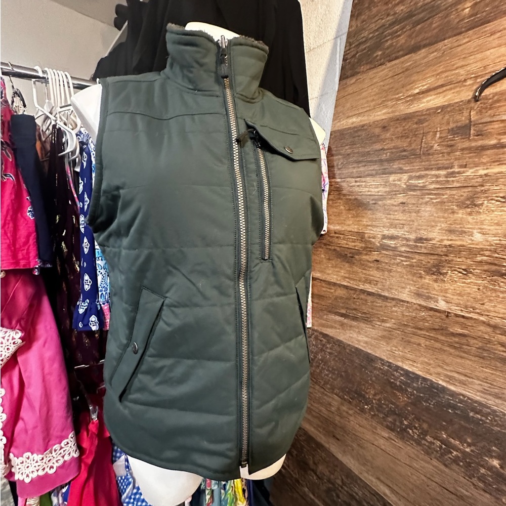 Carhartt Olive Green Quilted Vest